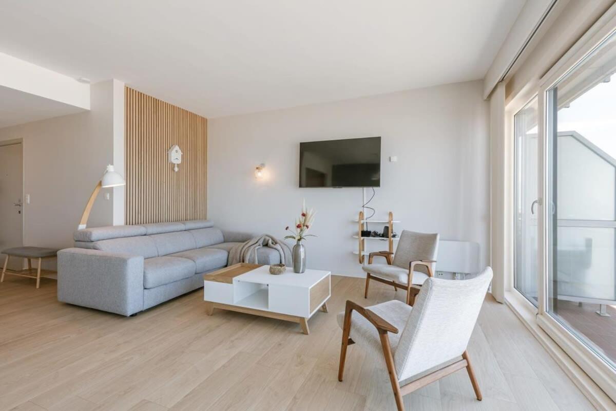 Huswell - Bright Seaview Apartment In Oostende Dış mekan fotoğraf
